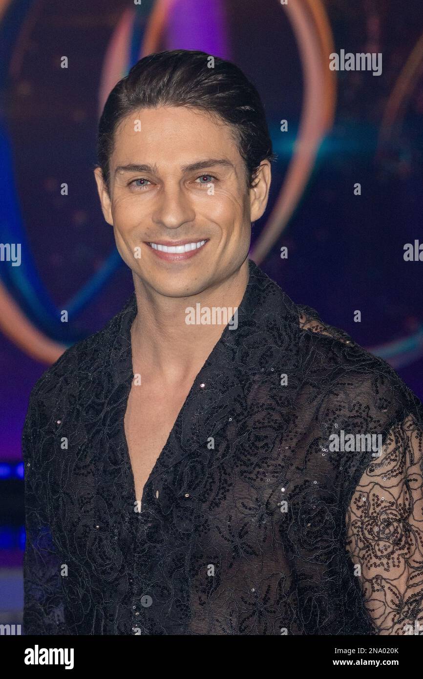 Des patineurs célèbres et leurs partenaires assistent à la séance photo Dancing on Ice au studio ITV de Hemel Hempstead avec: Joey Essex où: Hemel Hempstead, Royaume-Uni quand: 11 janv. 2023 crédit: Phil Lewis/WENN Banque D'Images