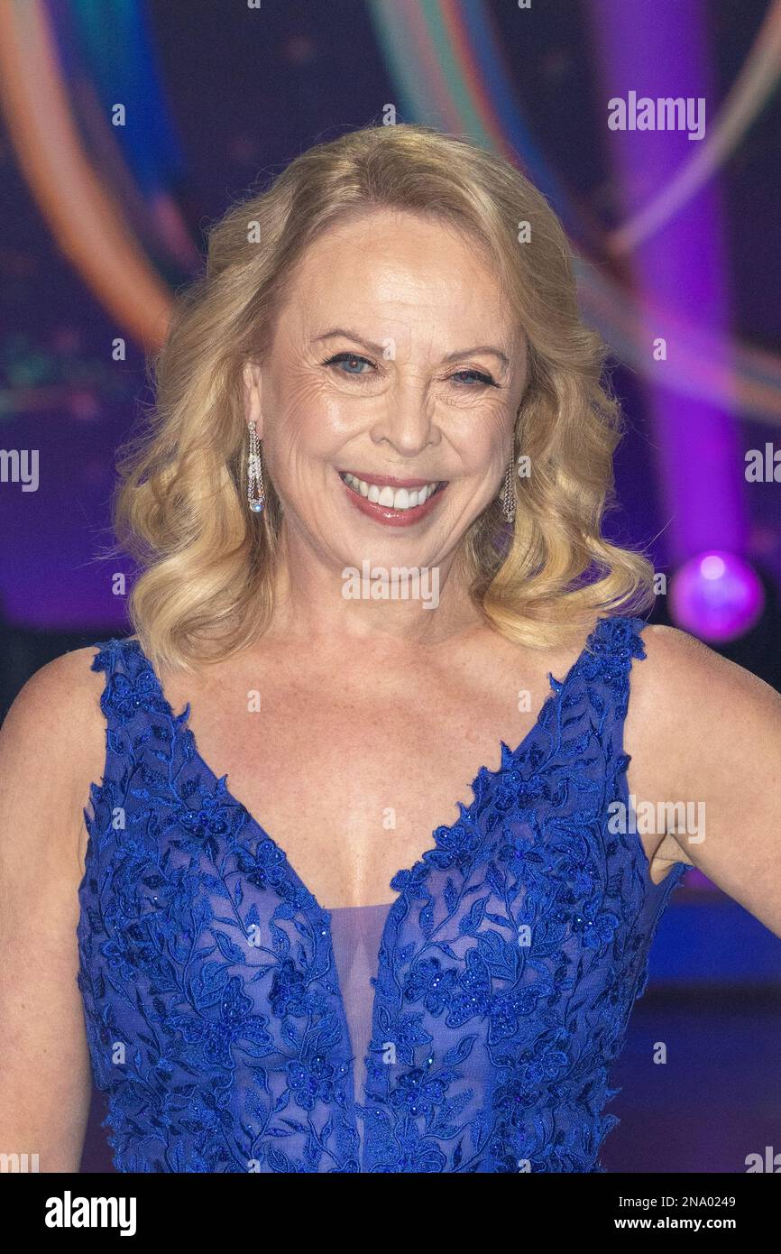 Des patineurs célèbres et leurs partenaires assistent à la séance photo Dancing on Ice au studio ITV de Hemel Hempstead avec: Jayne Torvill où: Hemel Hempstead, Royaume-Uni quand: 11 janv. 2023 crédit: Phil Lewis/WENN Banque D'Images