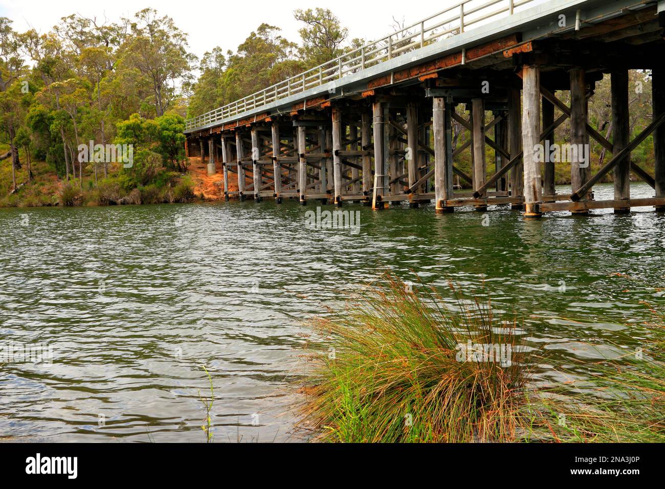 Blackwood River Bridge, sud-ouest de l'Australie Banque D'Images
