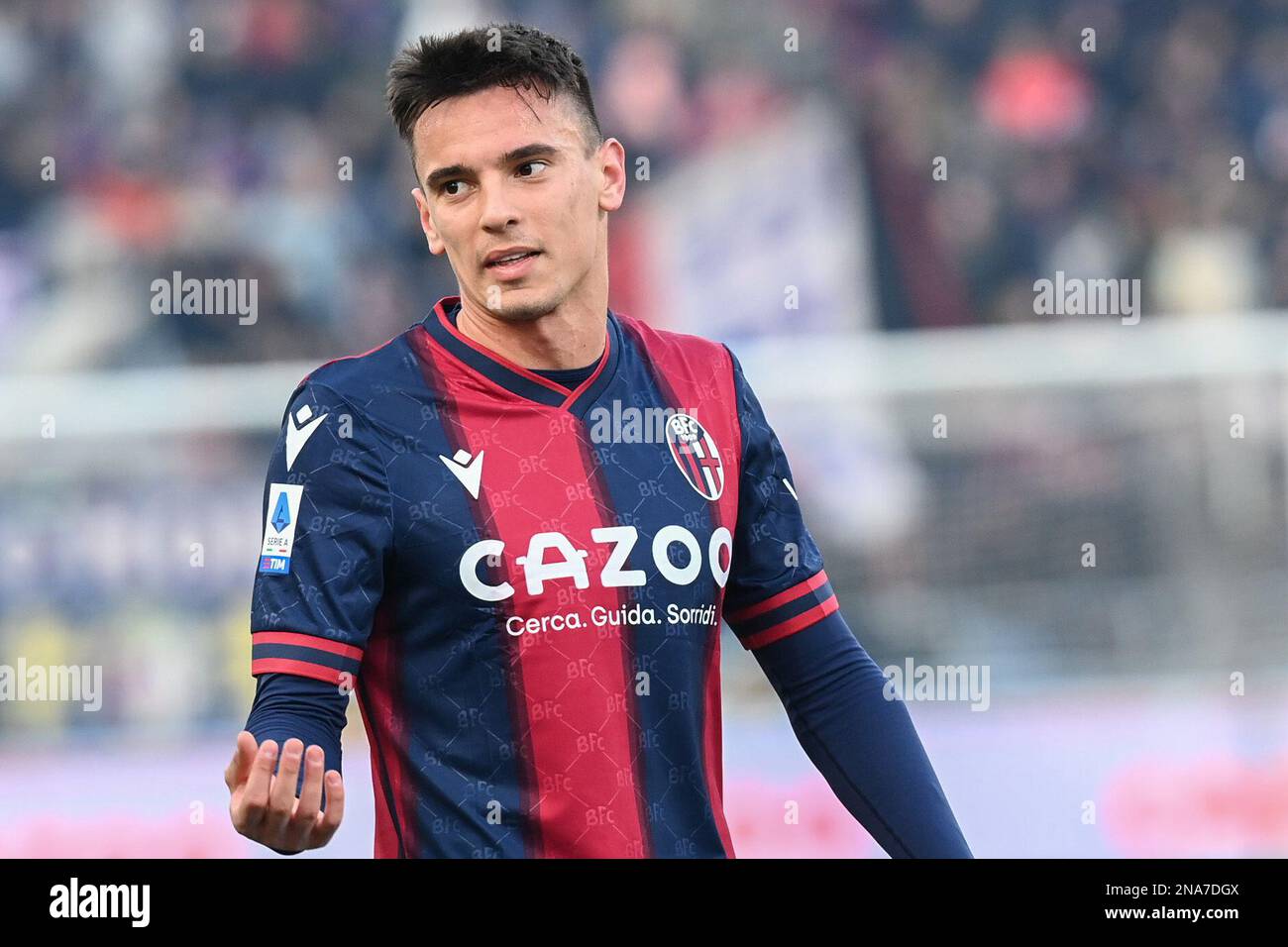 Stade Renato Dall'Ara, Bologne, Italie, 12 février 2023, Nikola Moro