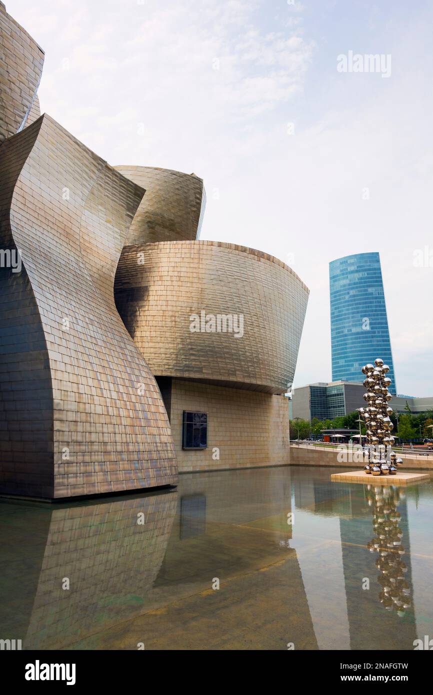 Musée Guggenheim Bilbao ; Bilbao, Espagne Banque D'Images