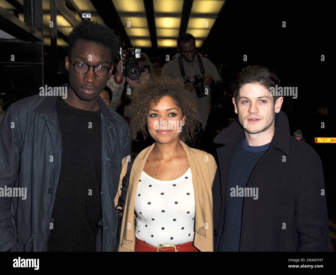From left British actor Nathan Stewart Jarrett, British actress