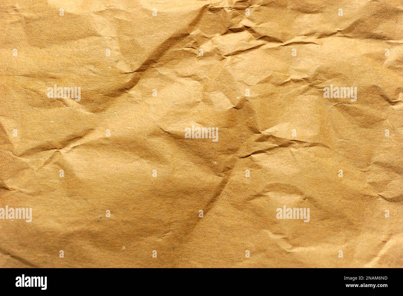 arrière-plan en papier brun froissé Banque D'Images