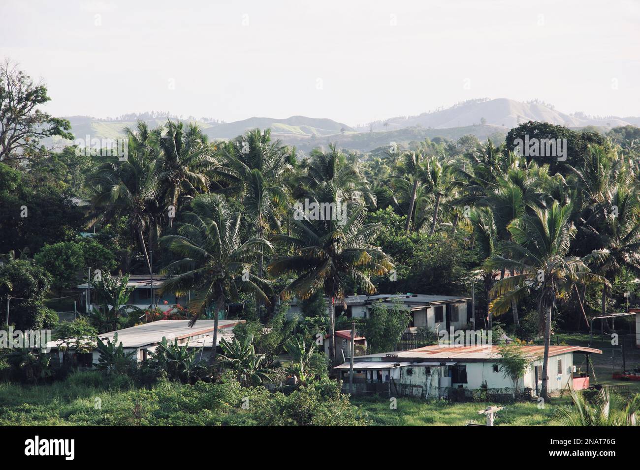 Village de Fidji Banque D'Images