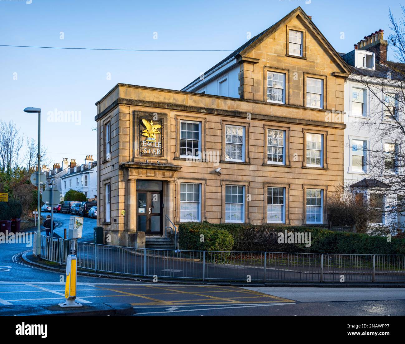 Anciens bureaux de The Eagle Star Insurance Company plc à New North Road, Exeter, Devon, Royaume-Uni. Aujourd'hui, la clinique Exeter, centre de podologie. Banque D'Images