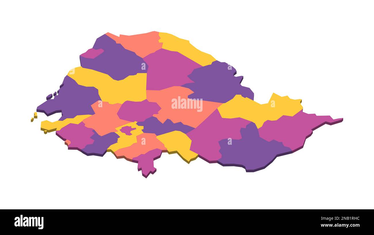 Vector Pays Cambodge carte politique des divisions administratives - provinces et ...
