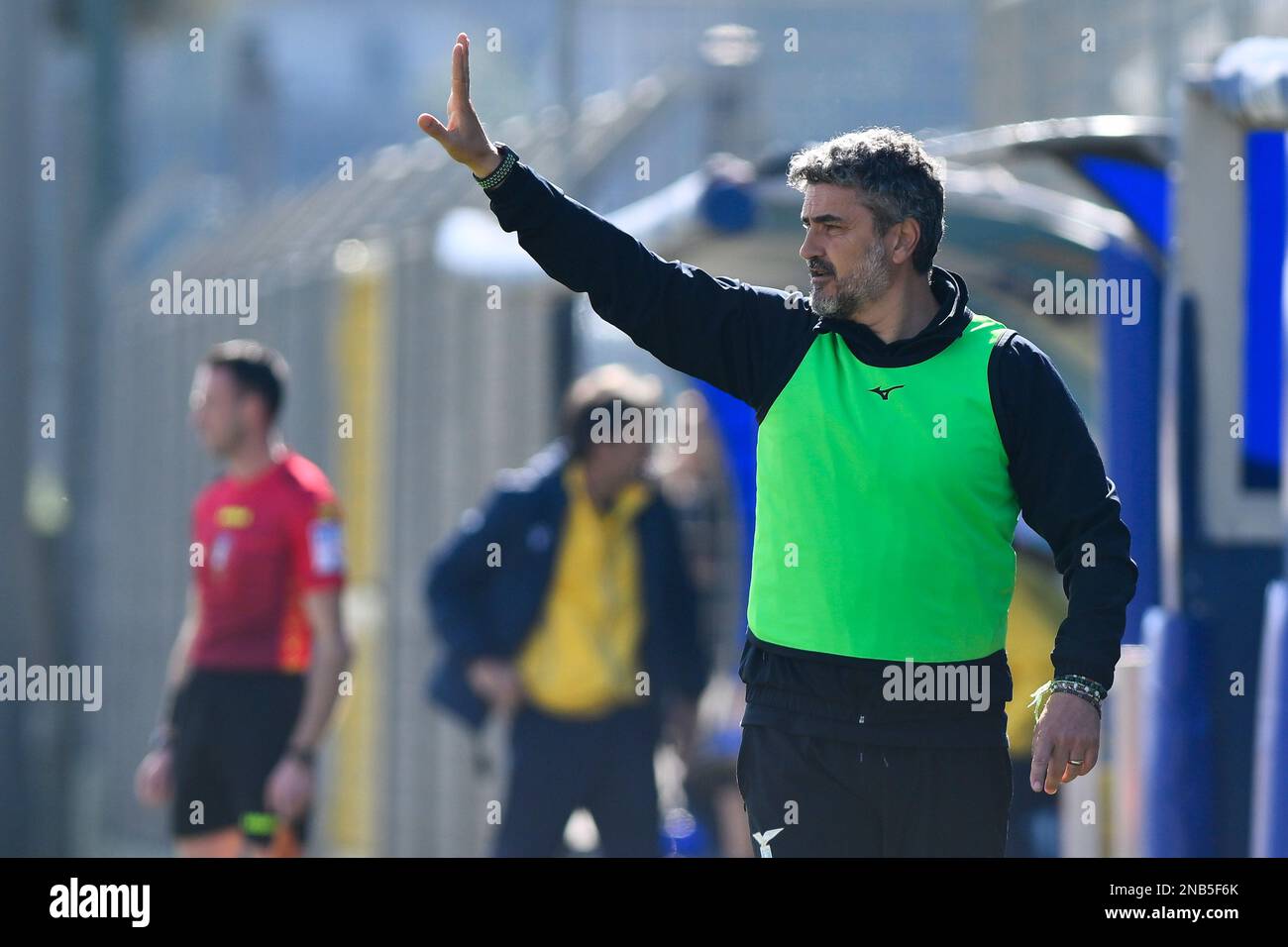 Formello, Italie. 12th févr. 2023. Massimiliano Catini de S.S. Latium pendant les 17th jours de la série B Championship entre S.S. Latium femmes et UPC Tavagnacco Femminile au stadio Mirko Fersini sur 12 février 2023 à Formello, Italie. (Photo de Domenico Cippitelli/Pacific Press/Sipa USA) crédit: SIPA USA/Alay Live News Banque D'Images