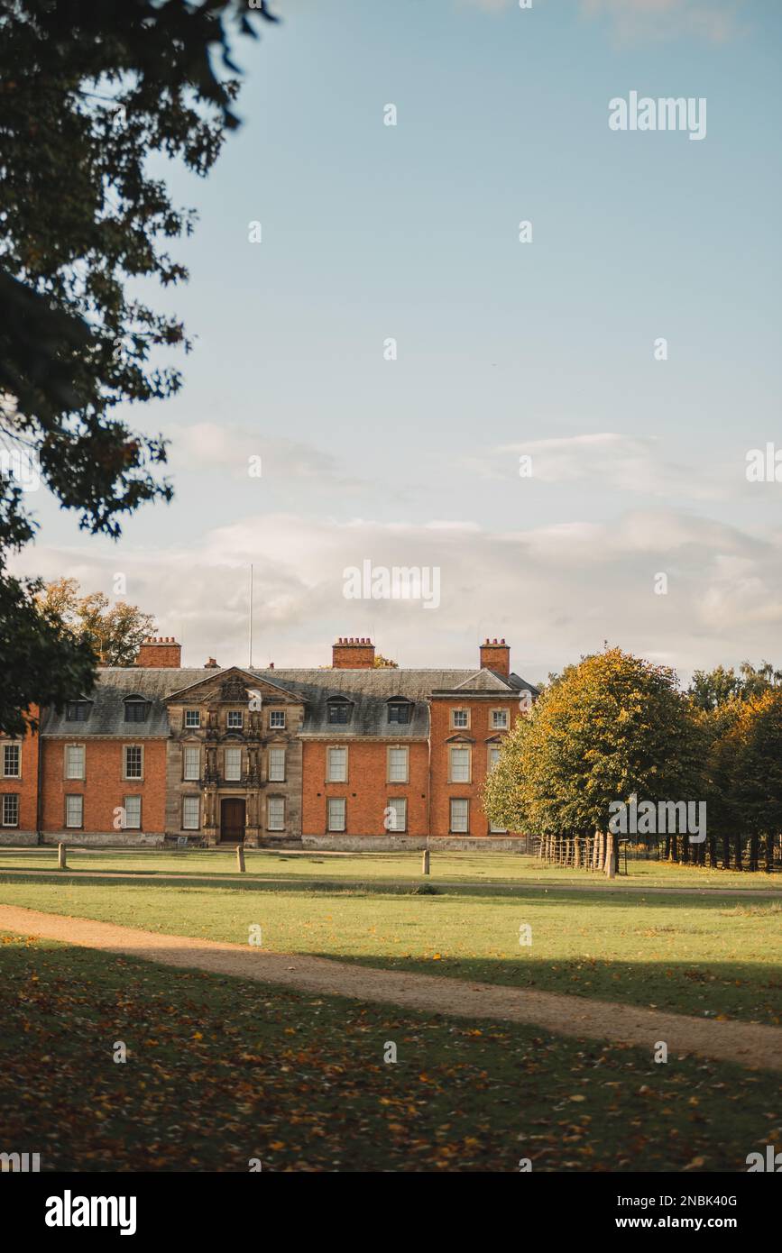 Une façade de bâtiment Dunham Massey Hall Banque D'Images