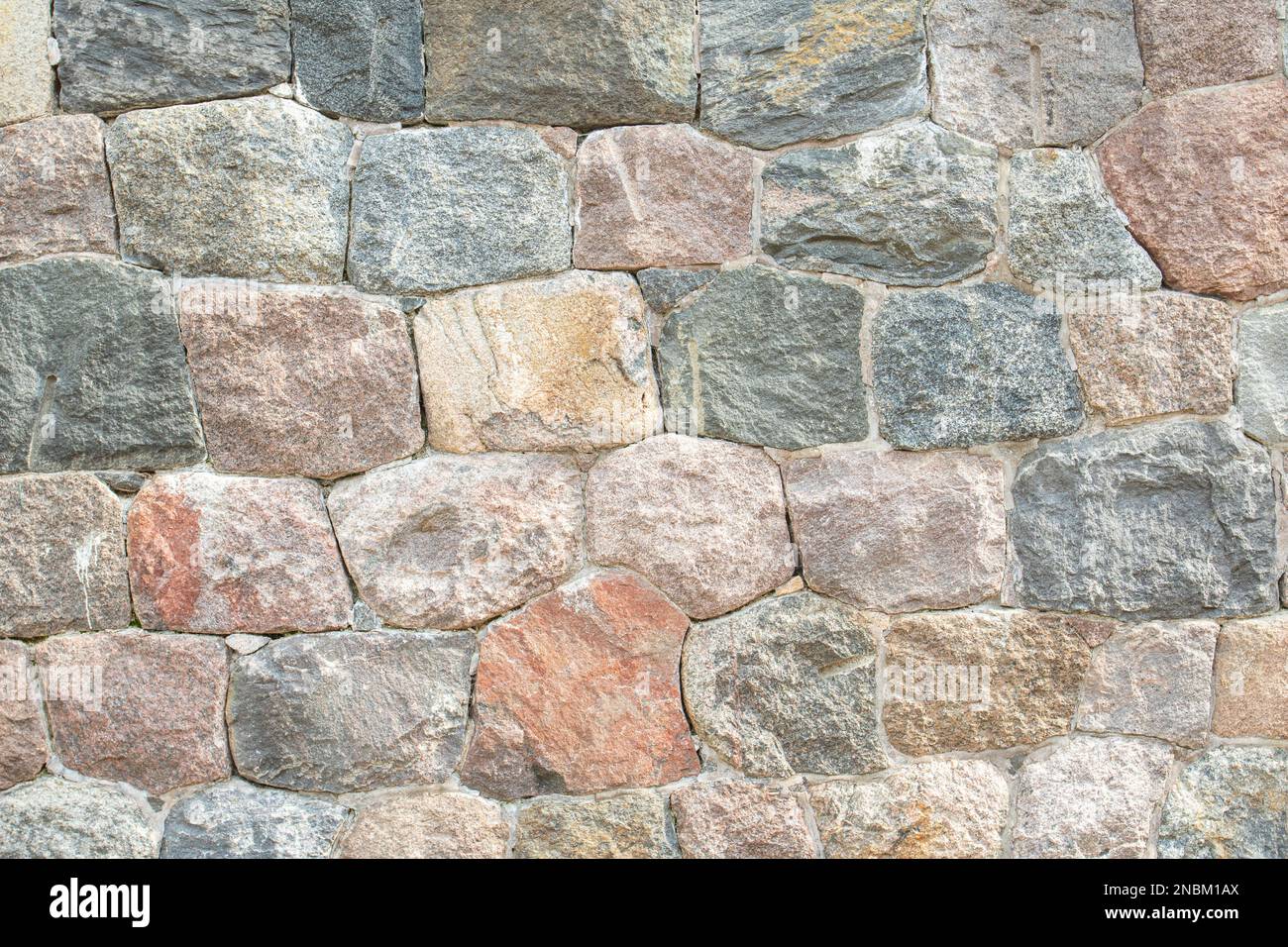 vieux mur de forteresse en pierre naturelle Banque D'Images
