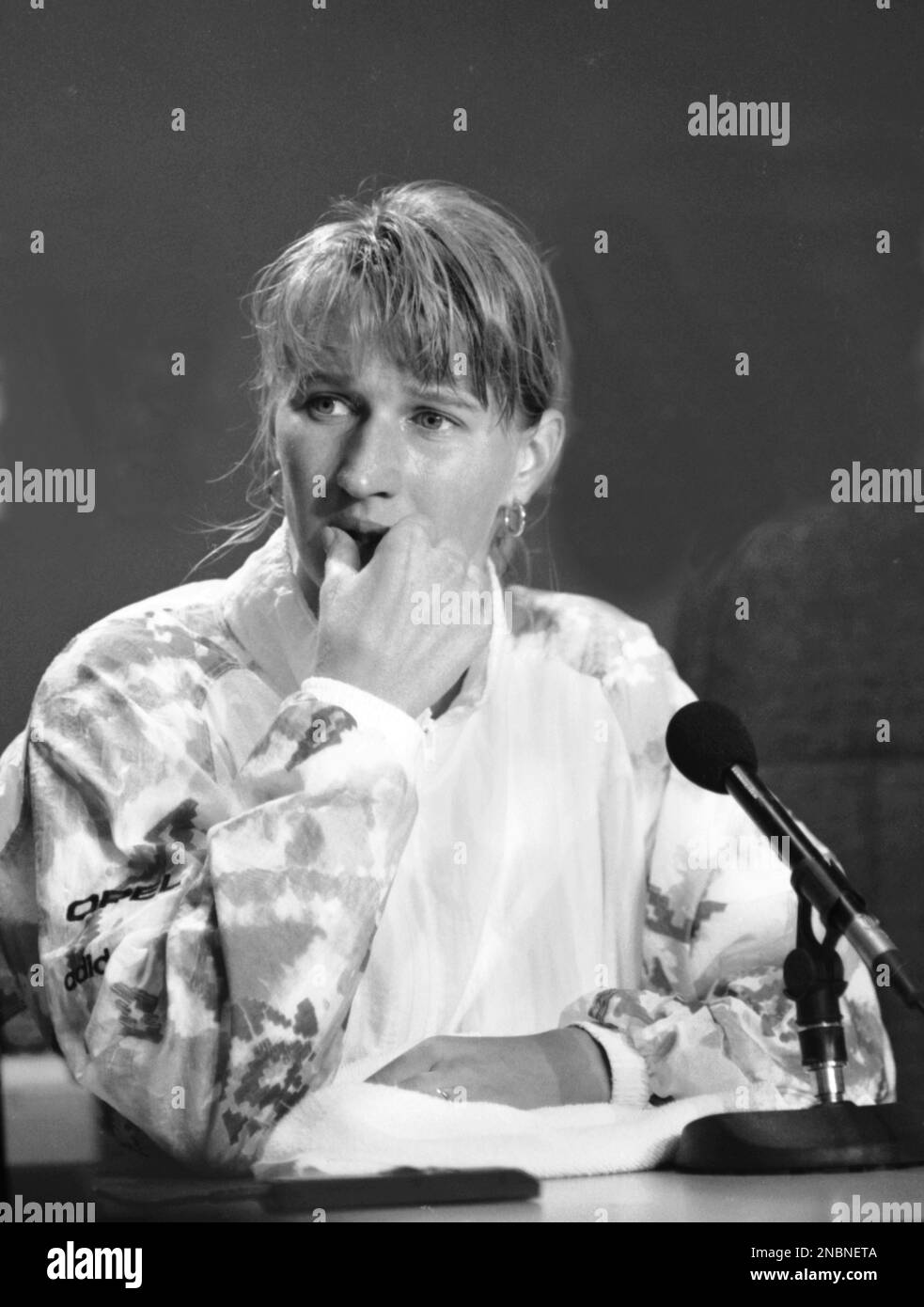 Championnat australien de tennis ouvert 1991 Steffi Graf photo par Tony Henshaw Archive Banque D'Images