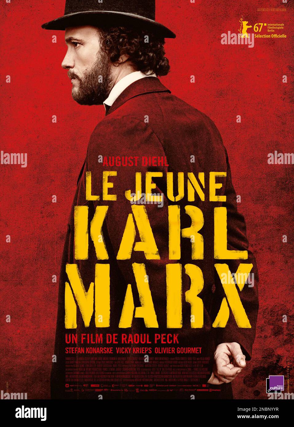 LE JEUNE KARL MARX (2017) -titre original: LE JEUNE KARL MARX-, réalisé par RAOUL PECK. Credit: FILMS D'AGAT/FILMS DE VELOURS/ROHFILM/Album Banque D'Images