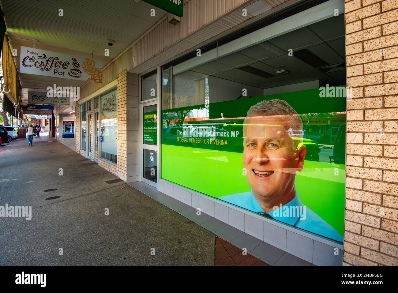 Les bureaux de Parkes Nouvelle-galles du Sud de Michael Mccormak membre de la Chambre des représentants depuis 2010, représentant la Division de Riverina en Nouvelle-Galles du Sud Banque D'Images