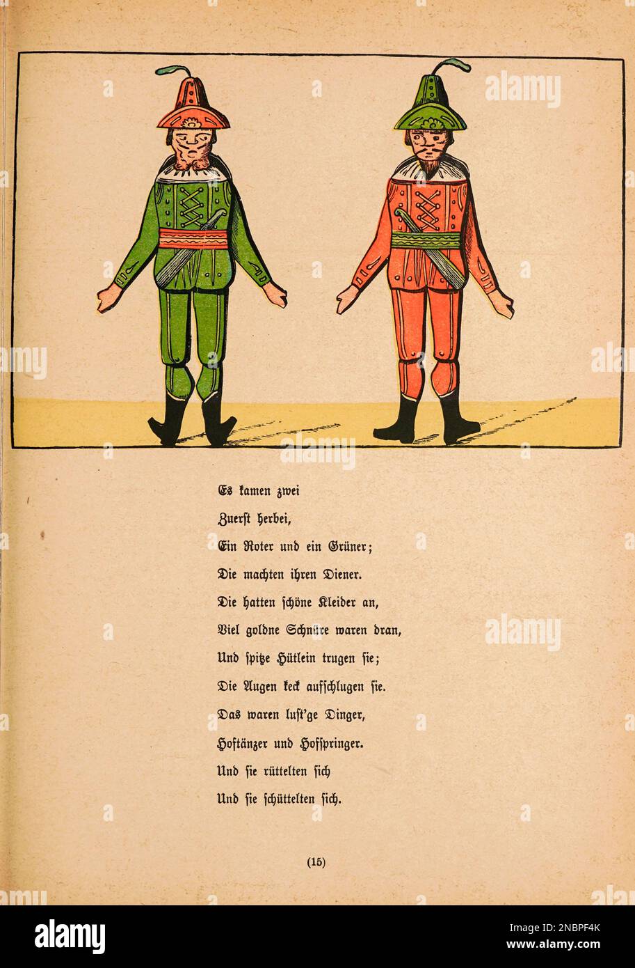 König Nussknacker und der arme Reinhold - King Nutcracker and Poor Reinhold de la version allemande originale du livre ' Das Struwwwwwelpeter-album : aus Bilderbüchern ' par Hoffmann, Heinrich, 1809-1894 Date de publication 1900 Publisher Frankfurt am main : Rütten & Loening [ Der Struwelpeter (« Peter à tête de robinet » ou « Peter de poignard ») est un livre pour enfants allemand de Heinrich Hoffmann publié en 1845. Il comprend dix histoires illustrées et rimées, principalement sur les enfants. Chacun a une morale claire qui démontre les conséquences désastreuses des mauvais comportements d'une manière exagérée.[1] le titre de la première histoire p Banque D'Images