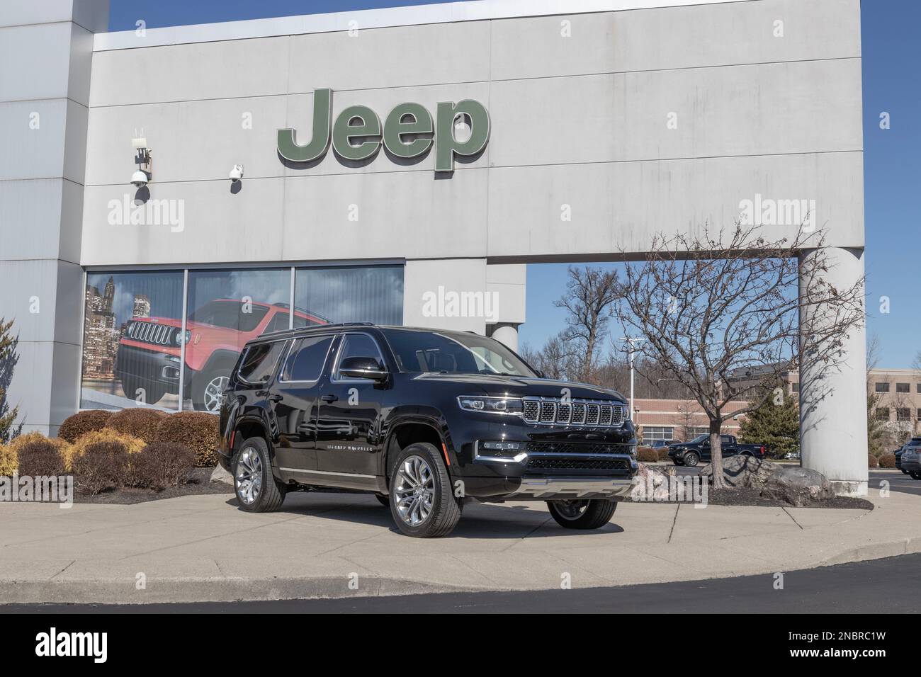 Cincinnati Circa février 2023 exposition Jeep Grand Wagoneer dans