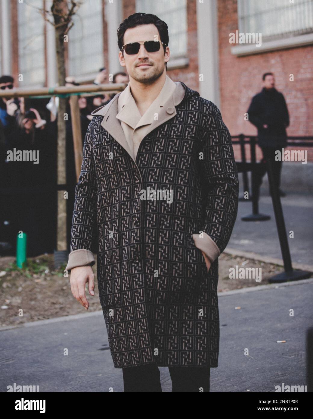 Photo de Milano Fashion week 2023 Homme Banque D'Images