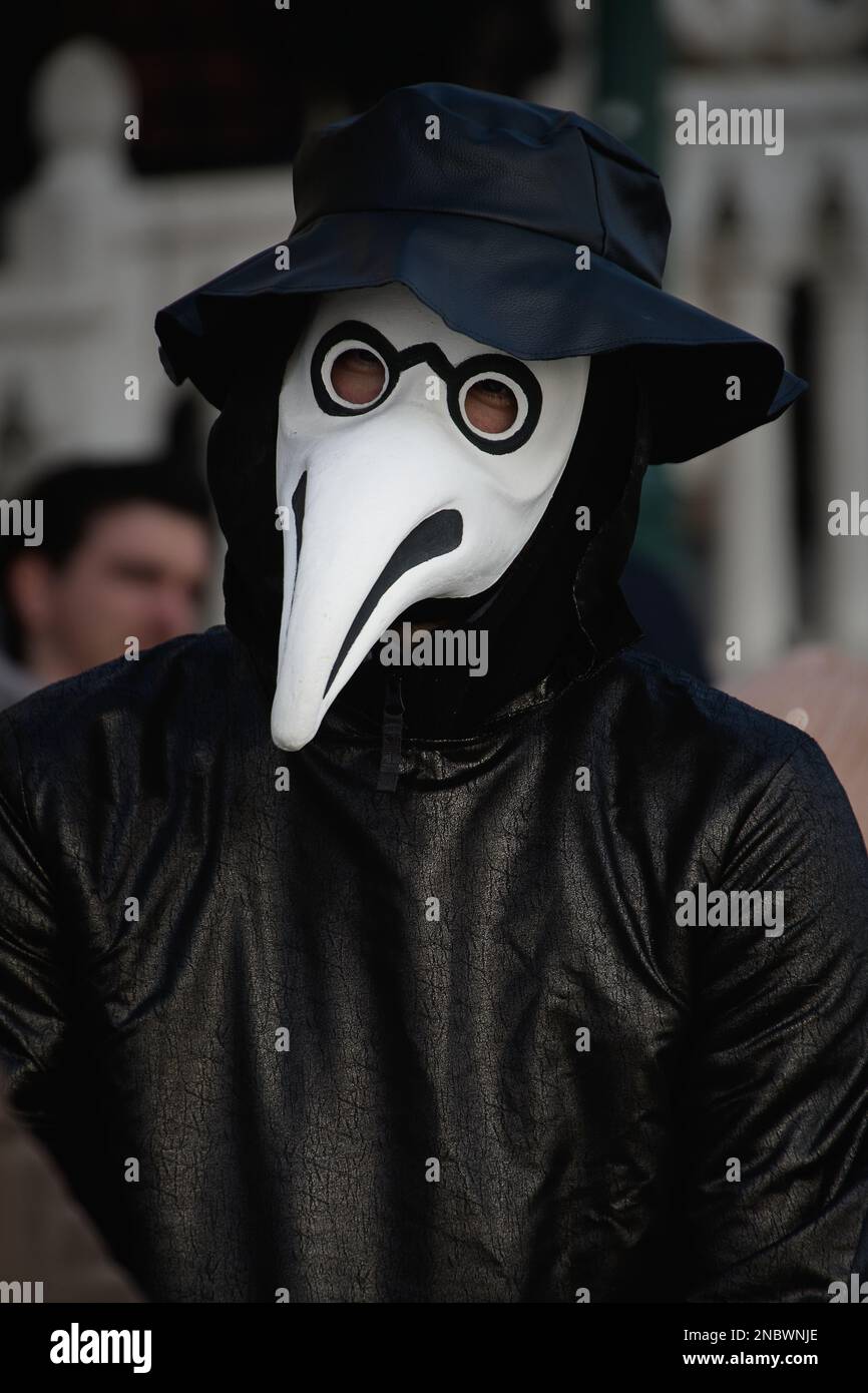 Le carnaval de Venise 2023 a commencé à Venise, en Italie, avec une parade de costumes de carnaval et de masques. L'image est de 11 février 2023. (CTK photo/Petr mal Banque D'Images