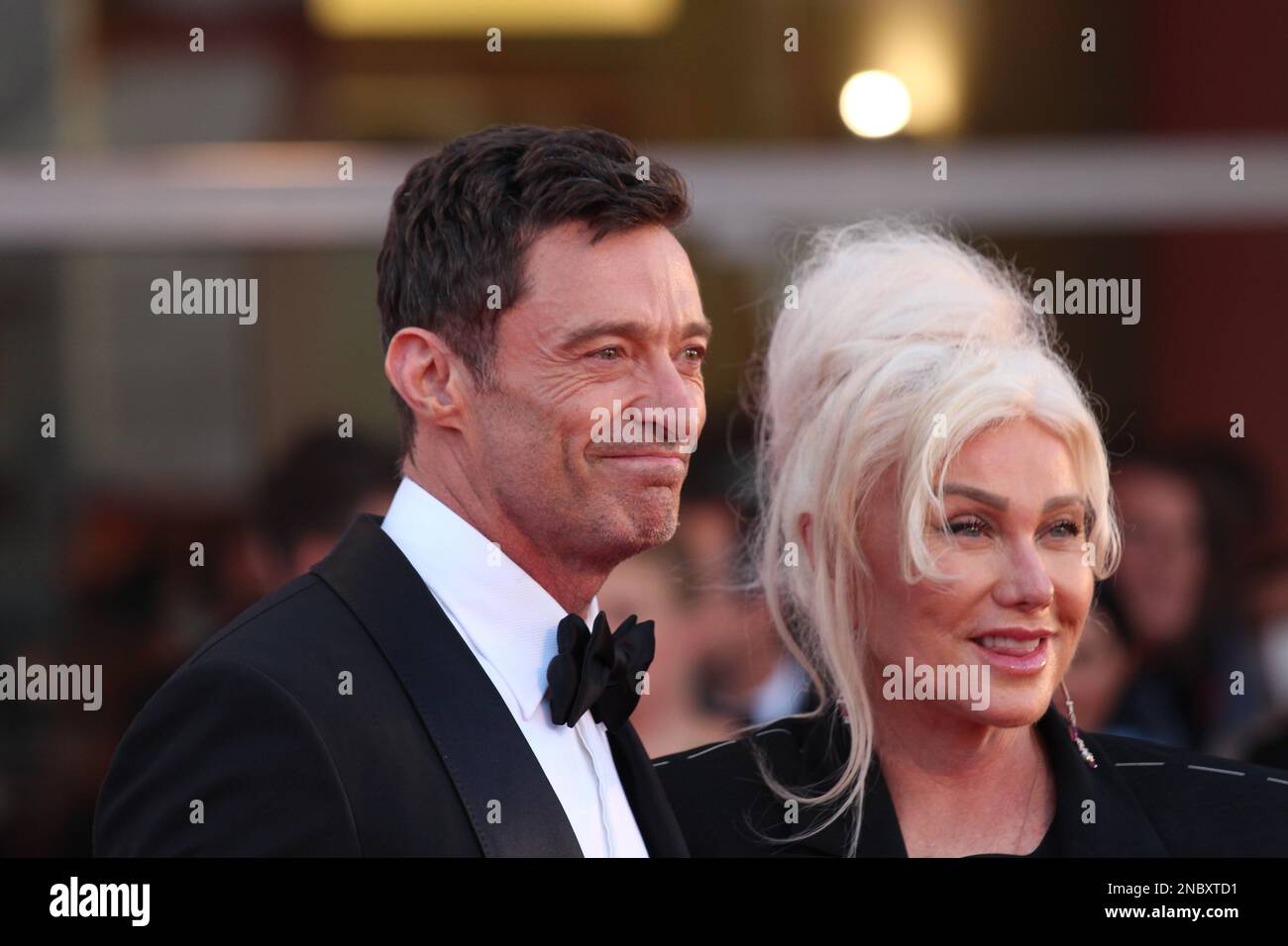 Hugh Jackman Deborra-Lee Furnessred tapis Venezia 2022 'le son' Mostra del cinéma Banque D'Images