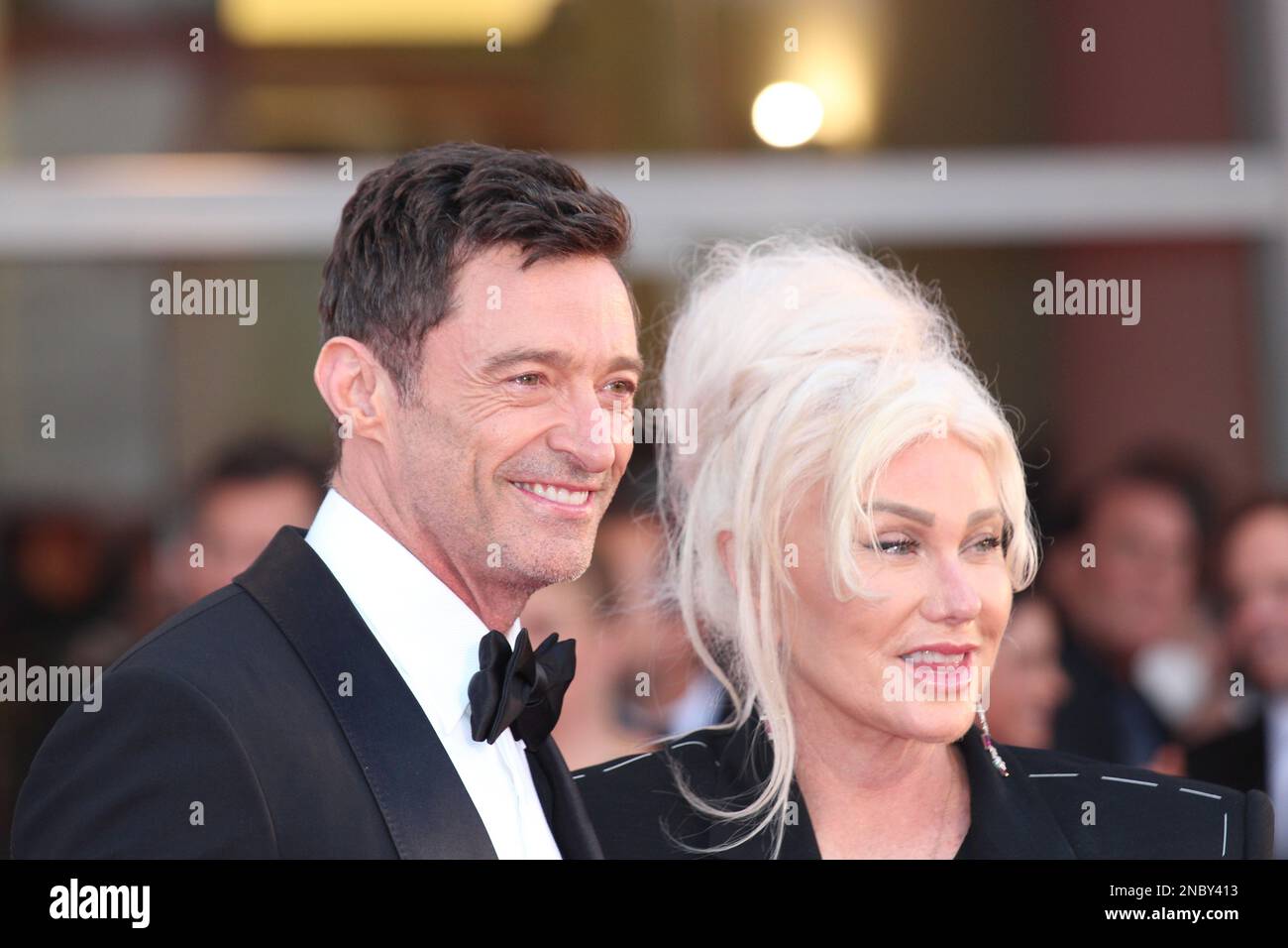 Hugh Jackman Deborra-Lee Furnessred tapis Venezia 2022 'le son' Mostra del cinéma Banque D'Images