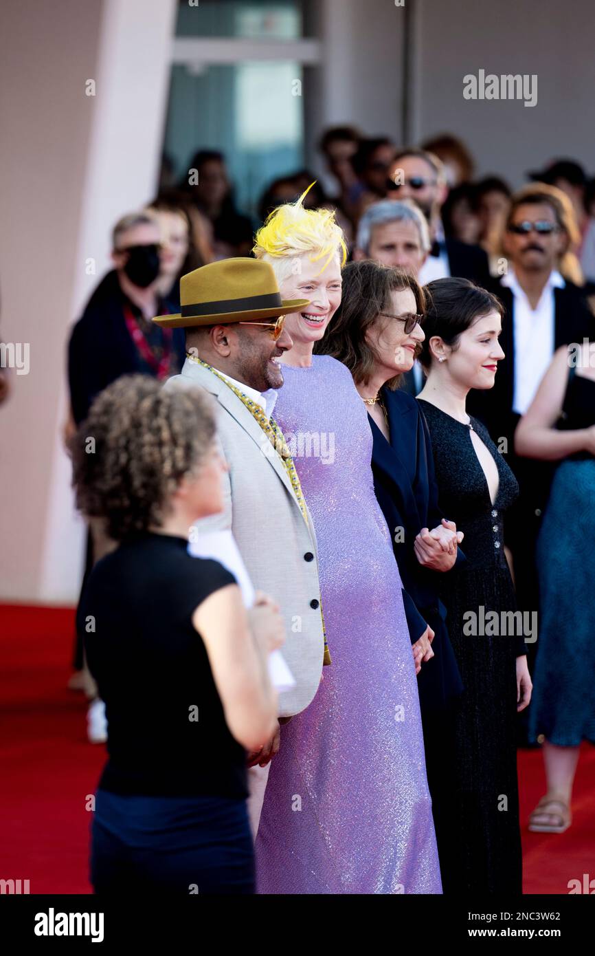 Venise, Venise, Italie, 06th septembre 2022, Tilda Swinton participe au Festival du film de Venise 2022 (photo : Giovanna Onofri) Banque D'Images