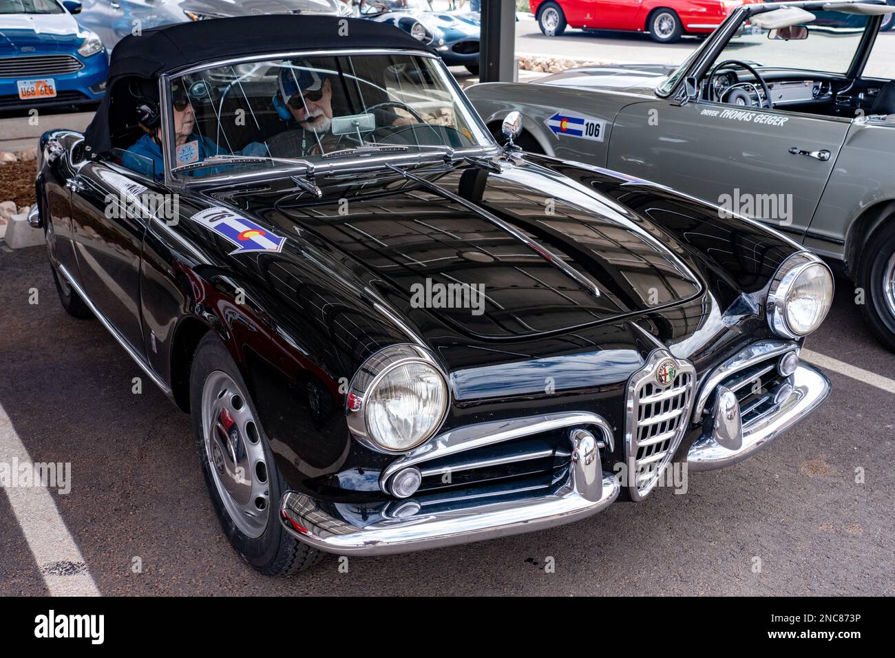 1957 alfa romeo giulietta spyder veloce Banque de photographies et d ...