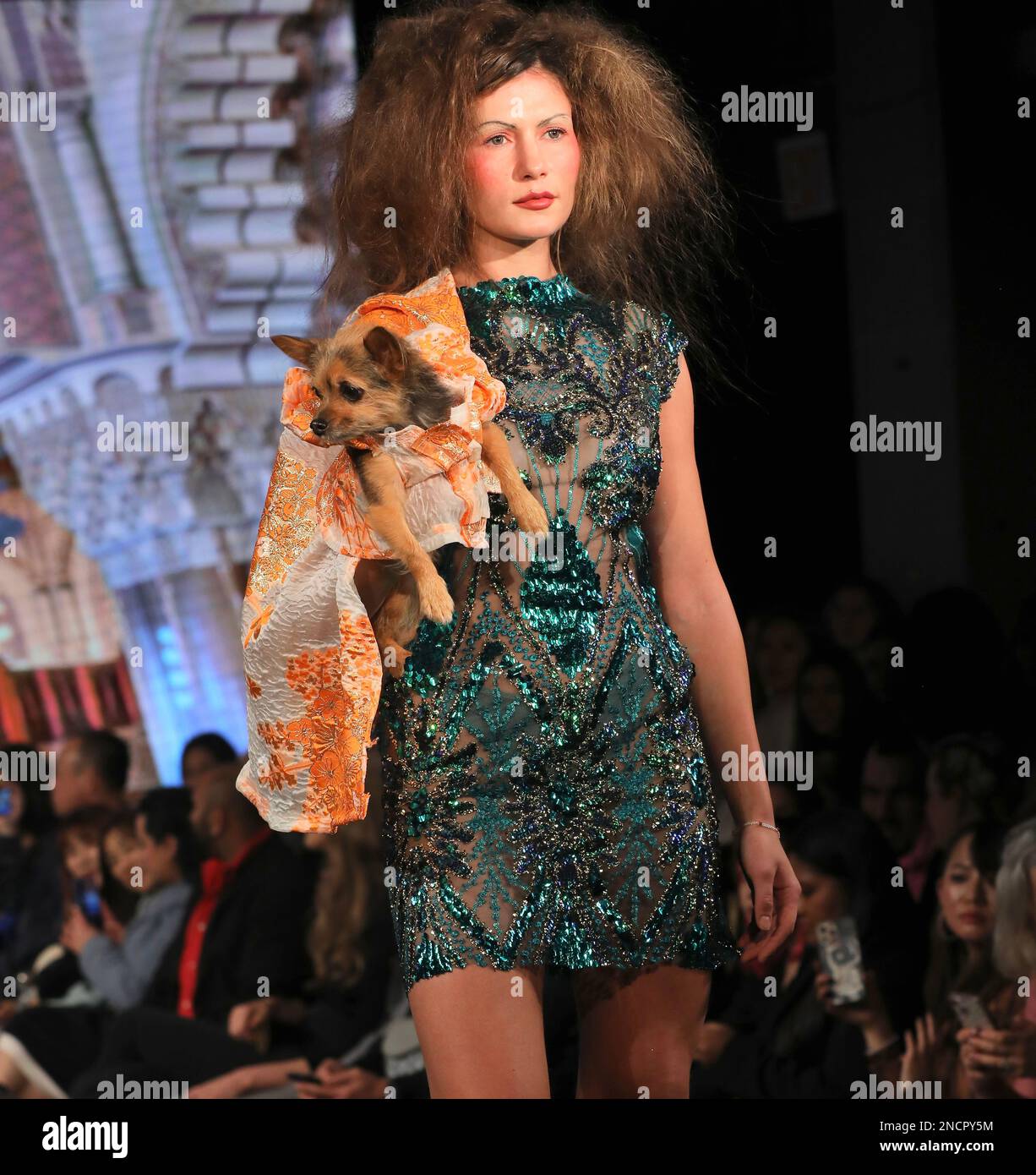 Manhattan, NY, États-Unis. 23rd décembre 2002. Wanda Beauchamp Designs @NYFW '23 Powered by Art Heart Fashion (Credit image: © Martina Kolozvaryova/Pacific Press via ZUMA Press Wire) USAGE ÉDITORIAL SEULEMENT! Non destiné À un usage commercial ! Banque D'Images