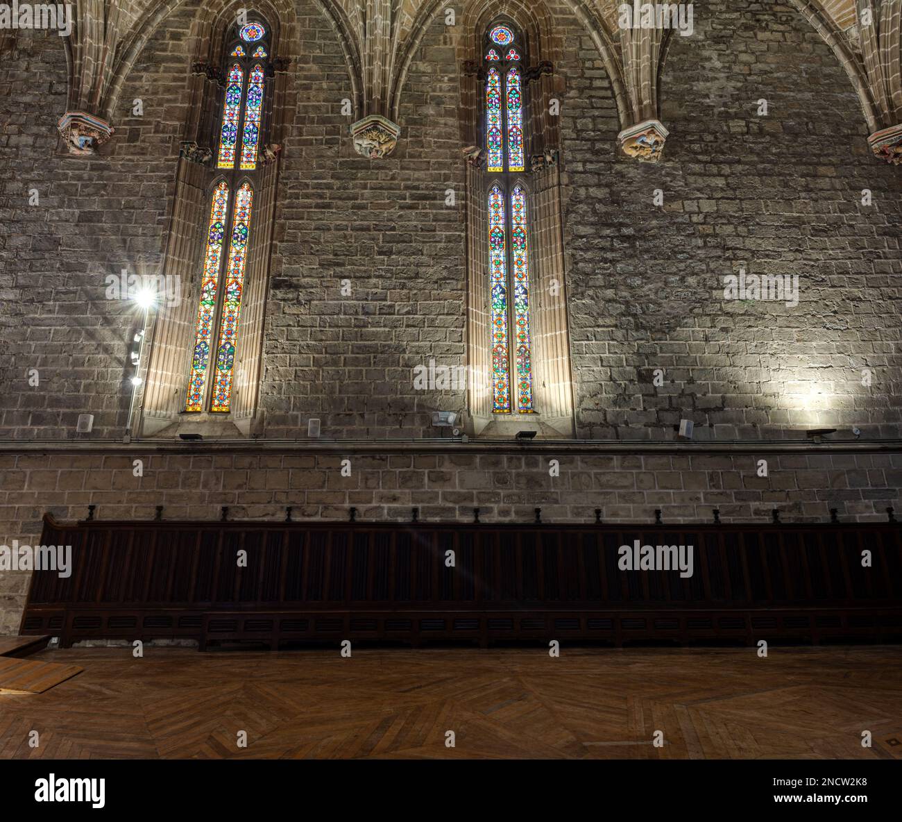 Le Million gothique de la chapelle de Barbazan à. Cathédrale de Pampelune, Navarre. Espagne Banque D'Images