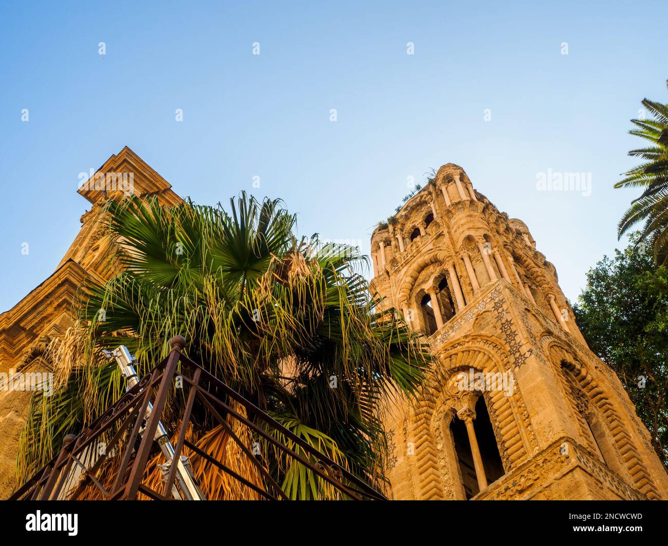 Eglise de Santa Maria dell'Ammiraglio - Palerme, Sicile, Italie Banque D'Images