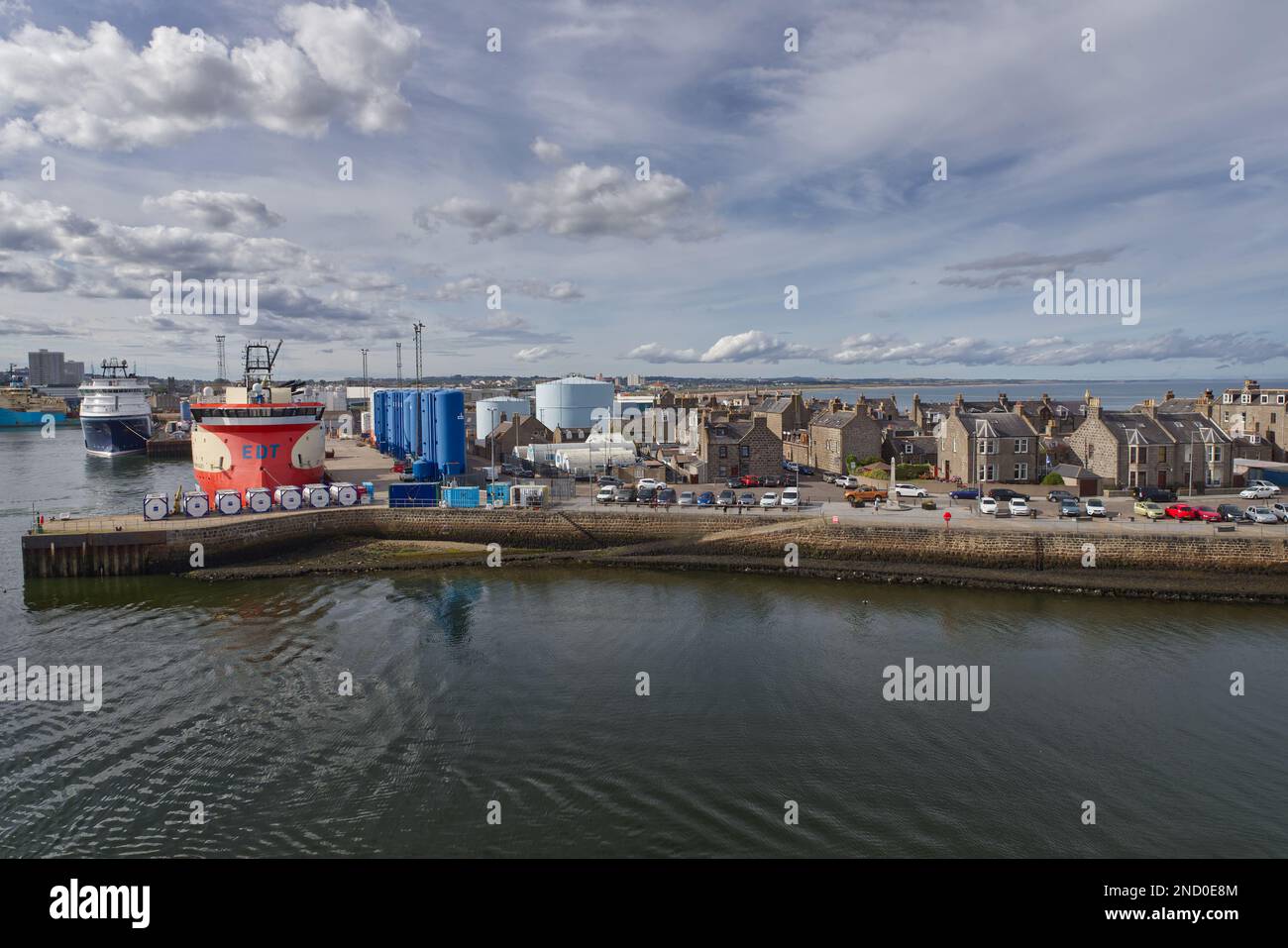 Aberdeen Harbour Banque D'Images