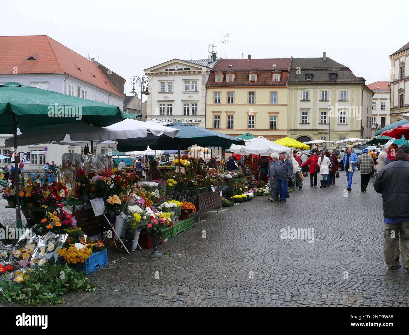 Zelný trh, marché des légumes ou du chou, Brno, région de la Moravie du Sud, République tchèque, Europe Banque D'Images