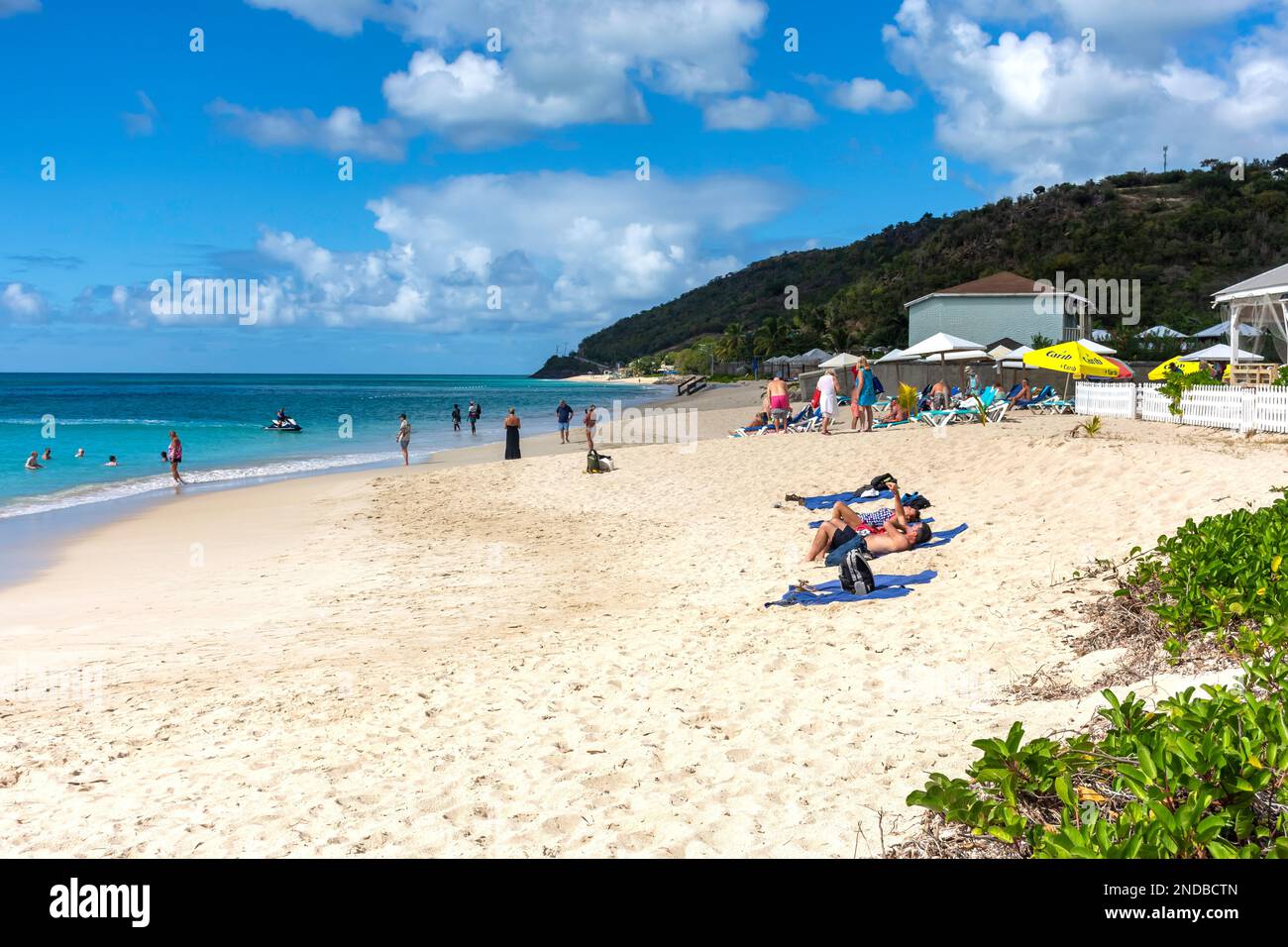 Turners Beach, St Marys, Antigua-et-Barbuda, Petites Antilles, Caraïbes Banque D'Images