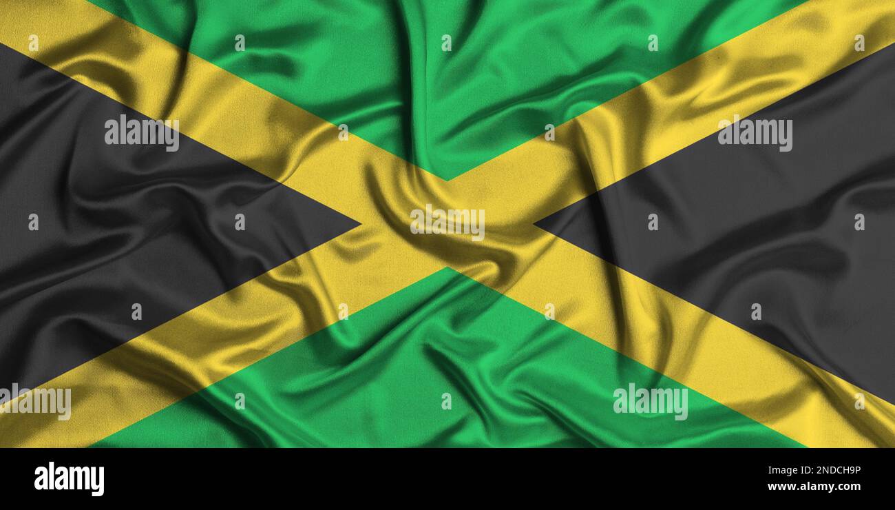 Drapeau De La Jamaïque 3x5 Pieds - Imprimé Sur Polyester 150D - Fabrication G128 - Pour Intérieur Ou Extérieur