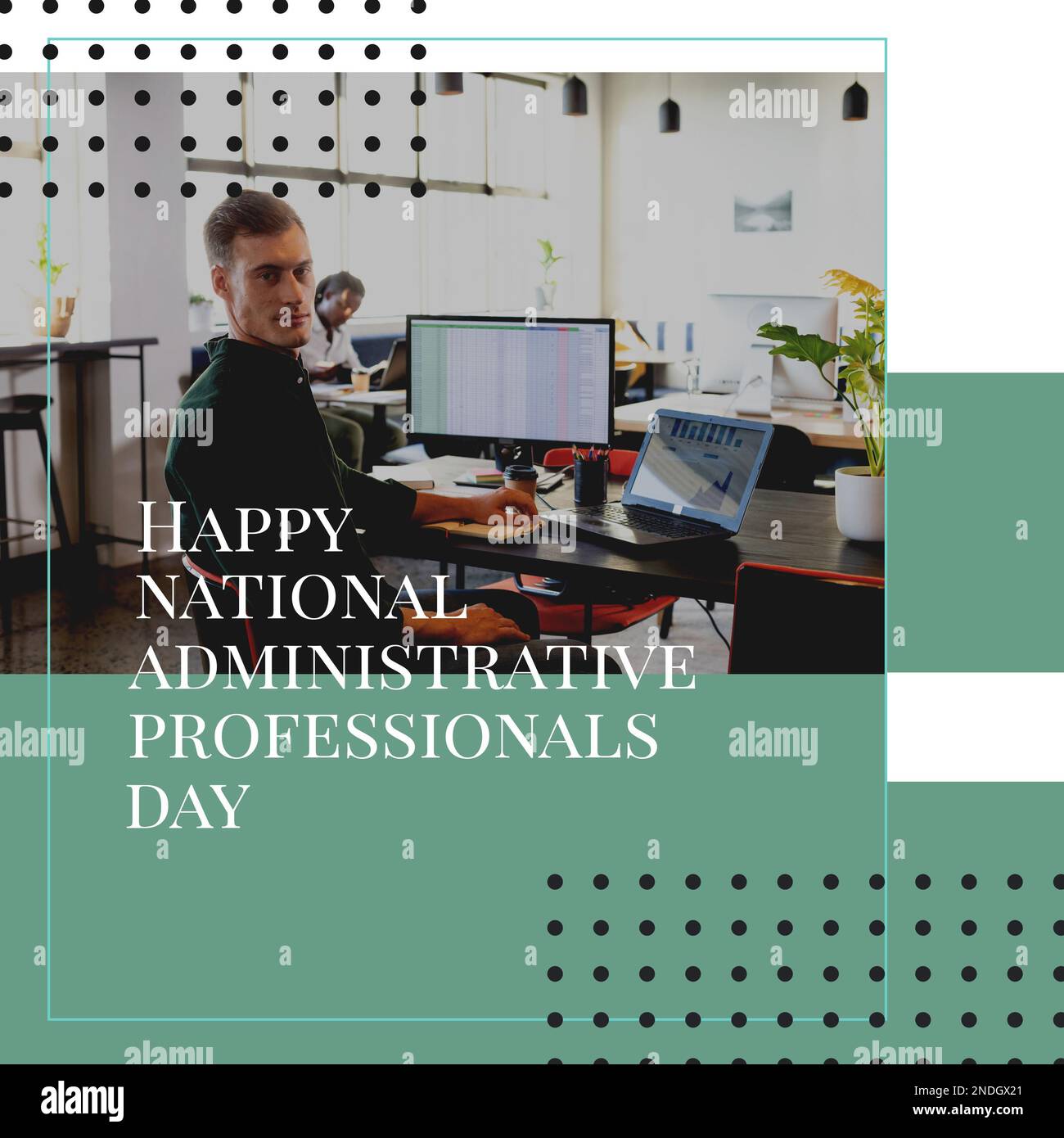 Composition des professionnels administratifs nationaux texte de jour sur homme d'affaires en fonction Banque D'Images