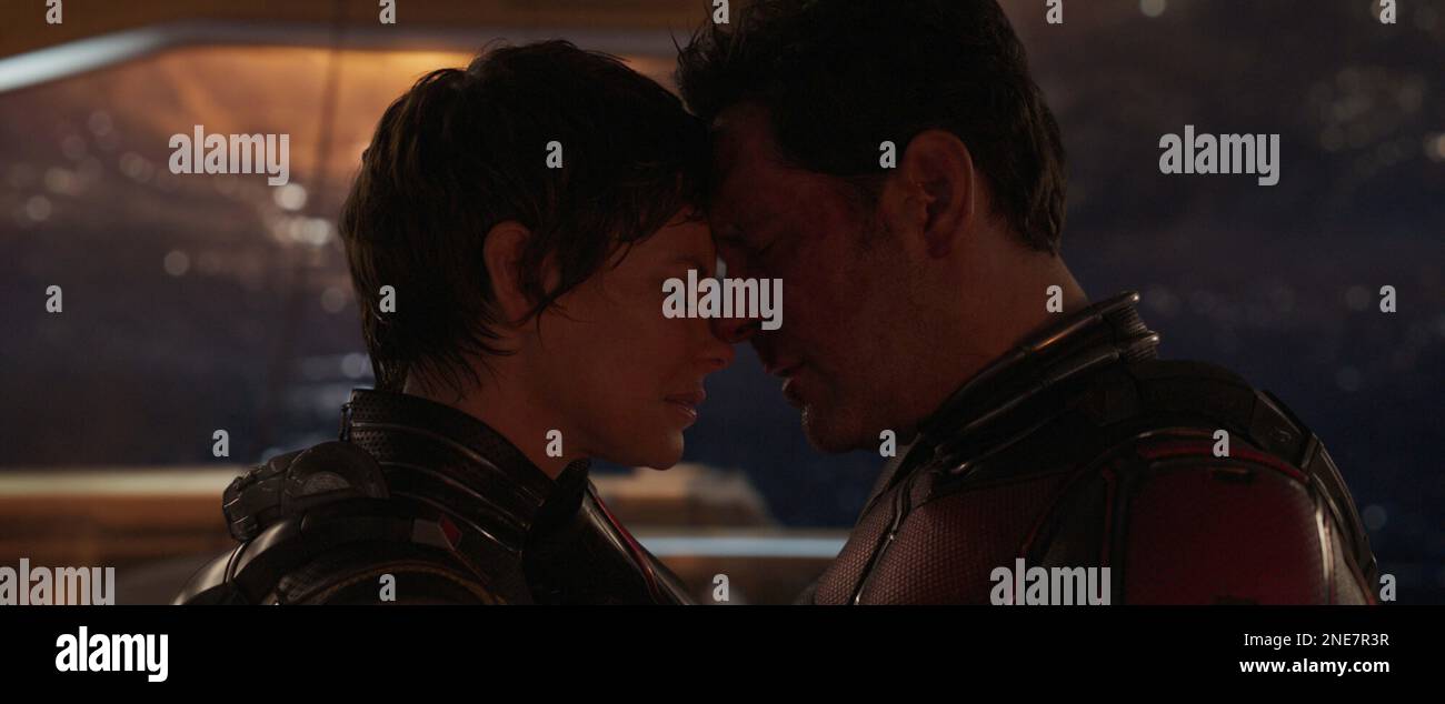 ANT-MAN ET LE WASP: QUANTUMANIA (2023) EVANGELINE LILLY PAUL RUDD MARVEL/WALT DISNEY STUDIOS MOTION PICTURES/MOVIESTORE COLLECTION Banque D'Images