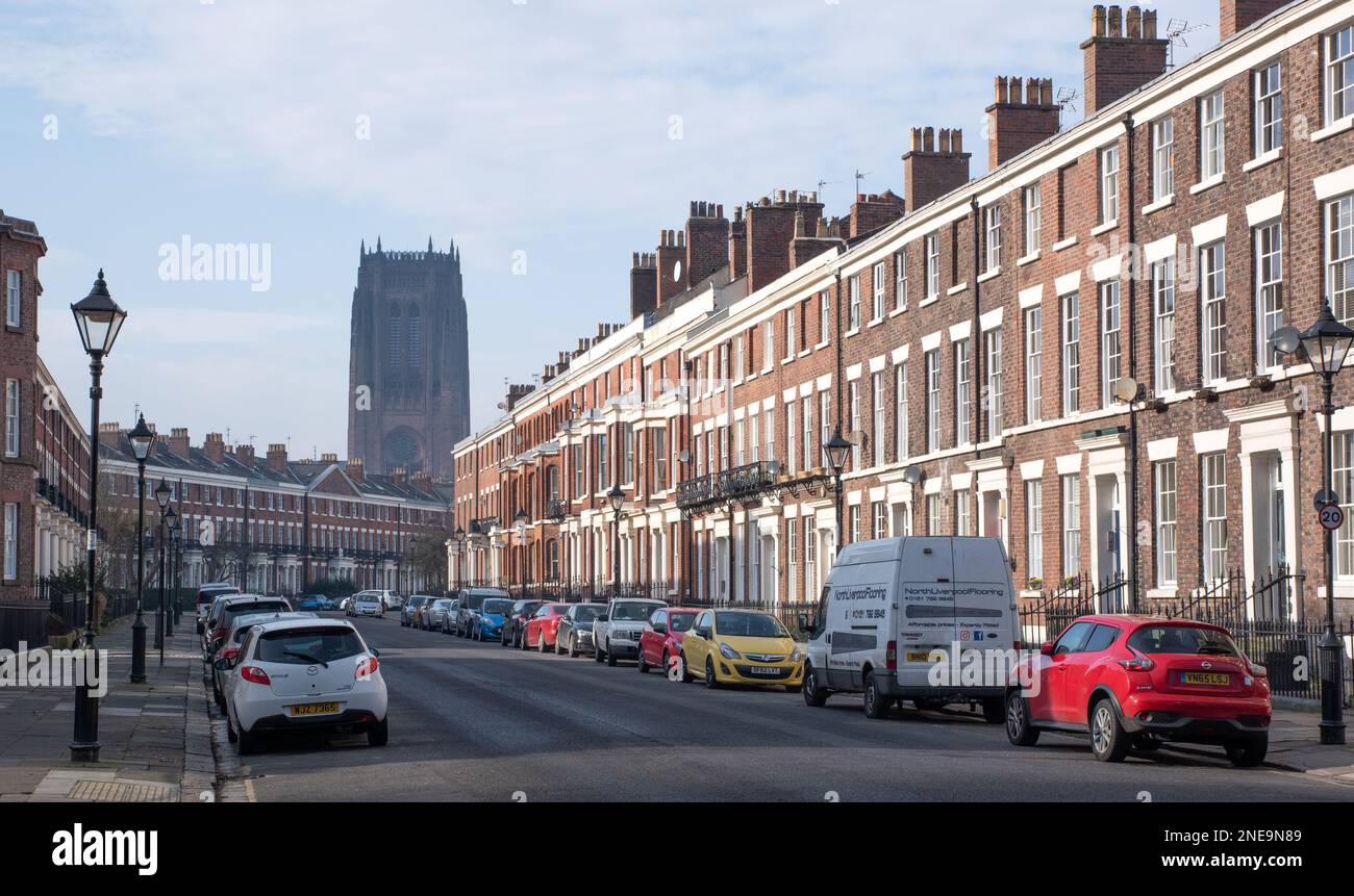 Canning Street Liverpool, quartier géorgien Banque D'Images