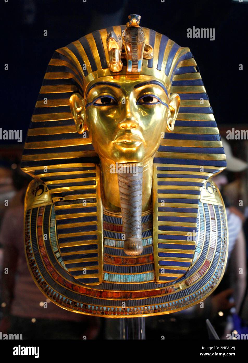 In this Feb. 15, 2010 photo, the golden mask of Egypt's famous King ...