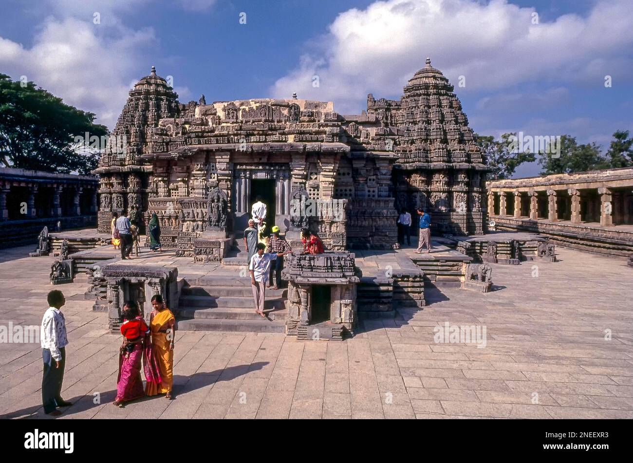 13th siècle Hoysala Chennakesava temple à Somnathpur, Karnataka, Inde du Sud, Inde, Asie Banque D'Images