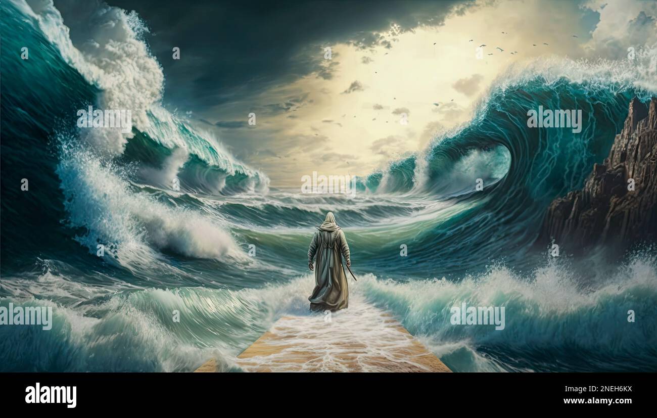 L'histoire de Moïse qui se joint à la mer Rouge est un épisode bien