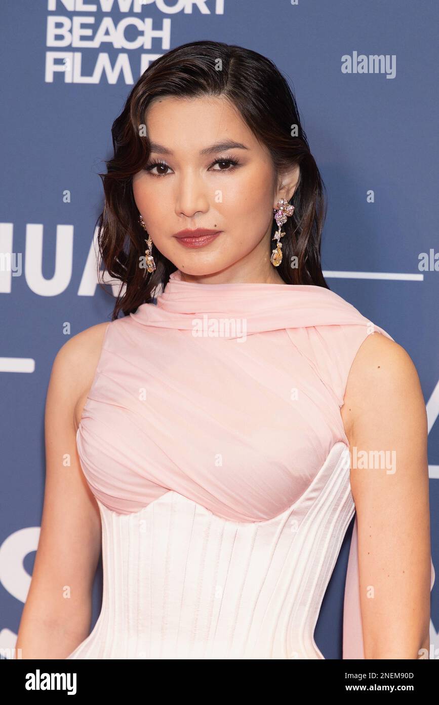 Gemma Chan participe à l'événement de récompenses britanniques du Festival du film de Newport Beach, au Londoner Hotel, dans le centre de Londres. Date de la photo: Jeudi 16 février 2023. Banque D'Images