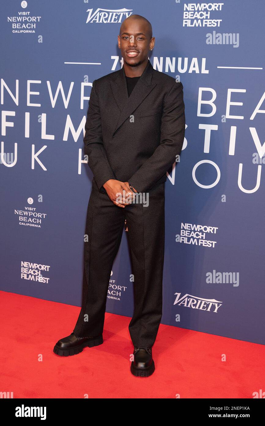 Micheal Ward participe à l'événement de récompenses UK du Newport Beach film Festival, à l'hôtel Londoner, dans le centre de Londres. Date de la photo: Jeudi 16 février 2023. Banque D'Images