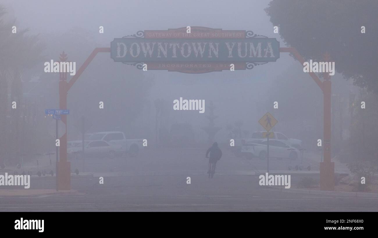Centre-ville de Yuma Banque D'Images