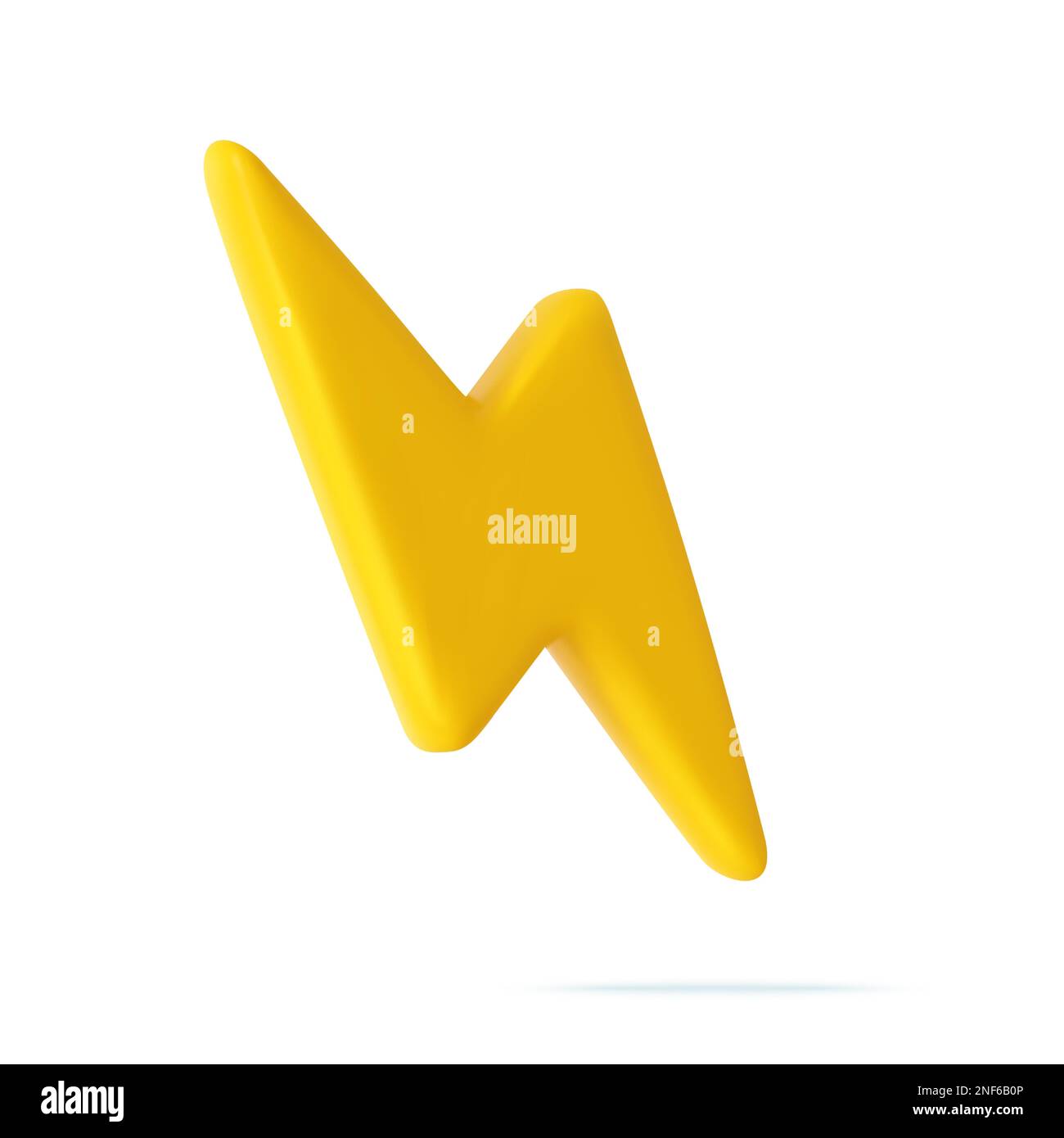 Tonnerre jaune Banque d'images vectorielles - Alamy