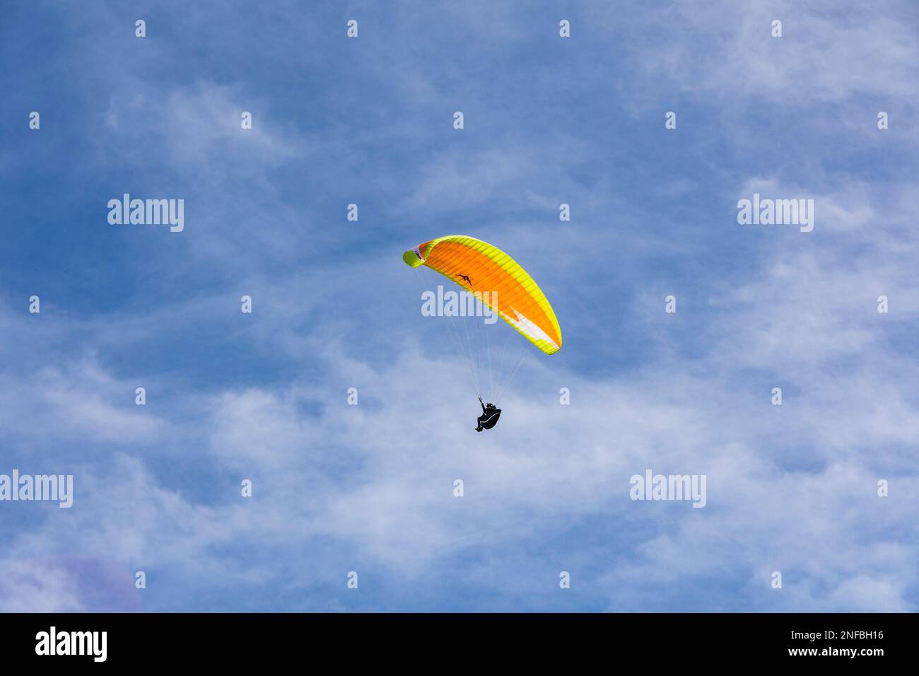 Vol en parapente Banque D'Images