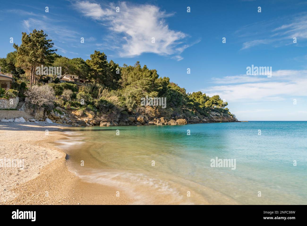 Plage de Guidaloca, Scopello Banque D'Images
