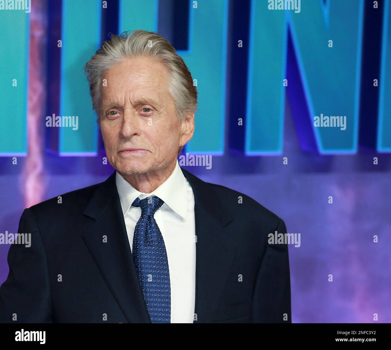 Michael Douglas assiste au Gala screening britannique 'Ant-Man and the Wasp: Quantumania' au BFI IMAX Waterloo à Londres, en Angleterre. Banque D'Images