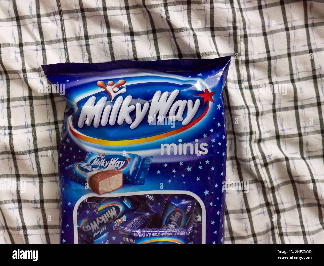 Milky Way (chocolat). Banque D'Images