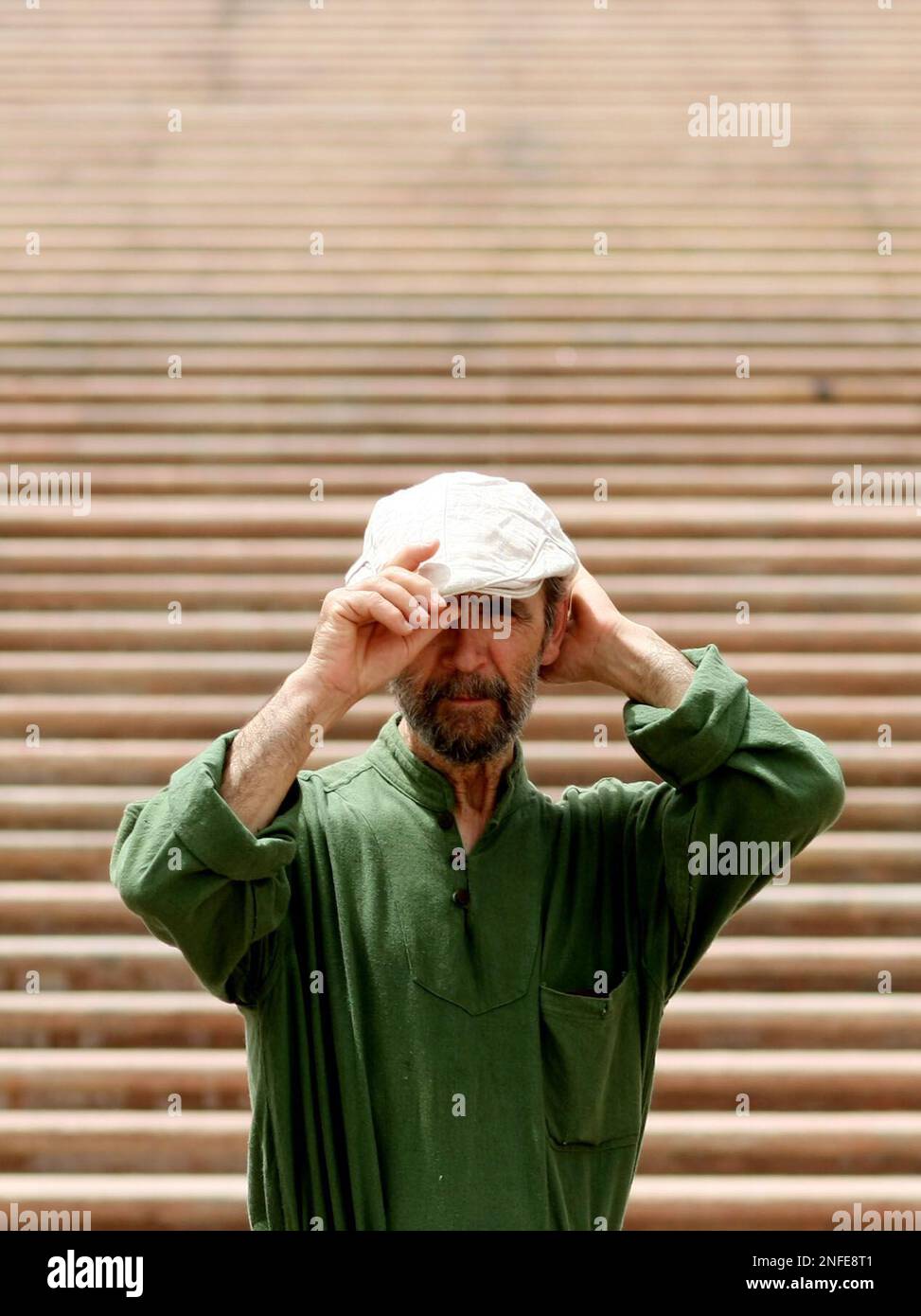 Image ©sous licence de Parsons Media. 02/07/2008. Abu Dhabi, Émirats arabes Unis. Amador Braojos-Portrait. Portrait d'Amador Braojos au Palais Emirates photo par Andrew Parsons / Parsons Media Banque D'Images