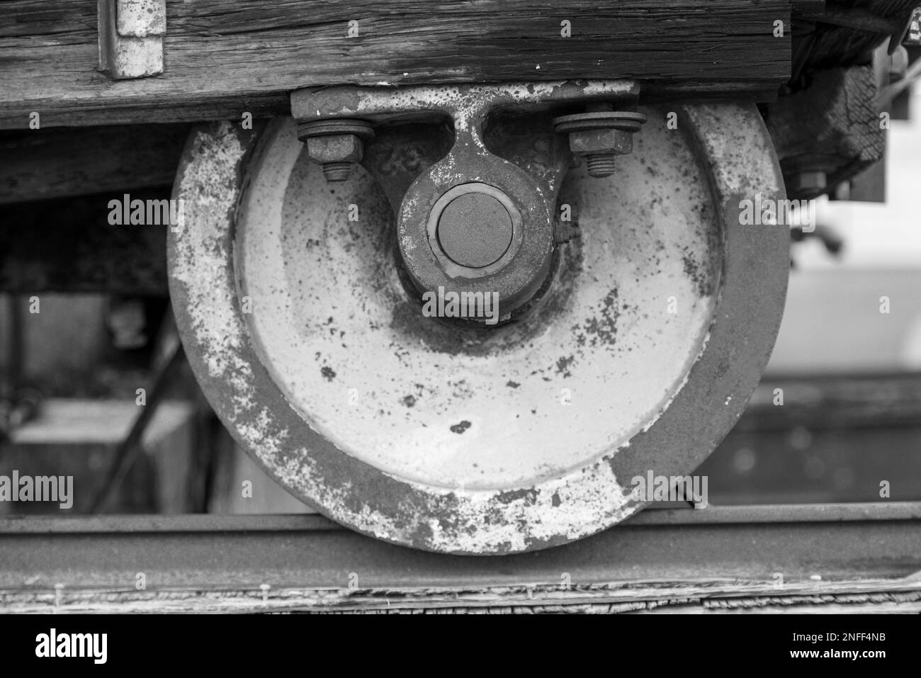 Yuma main Street Water Treatment Plant, Blaisdell Slow Sand Filter Washer Banque D'Images