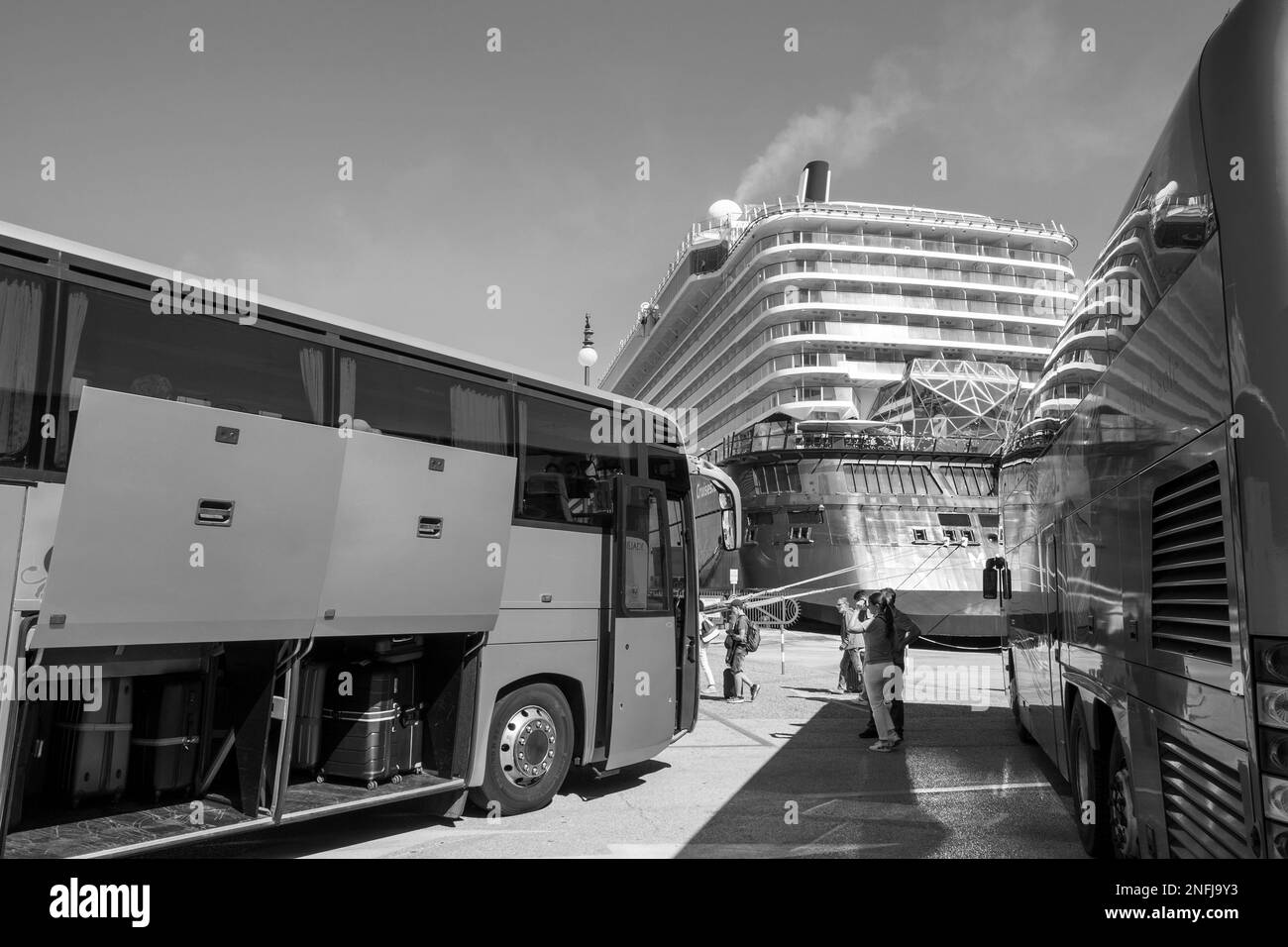 Italie. Friuli Venezia Giulia. Trieste. Port maritime. Bateau de croisière Mein Schiff Banque D'Images