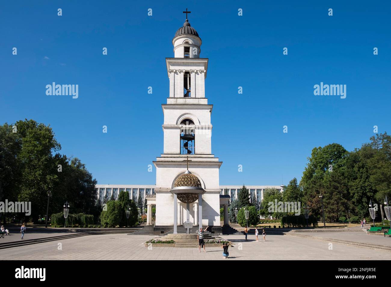 Moldavie. Chisinau. La cathédrale de la Nativité du Christ est la principale cathédrale de l'église orthodoxe russe du centre-ville Banque D'Images