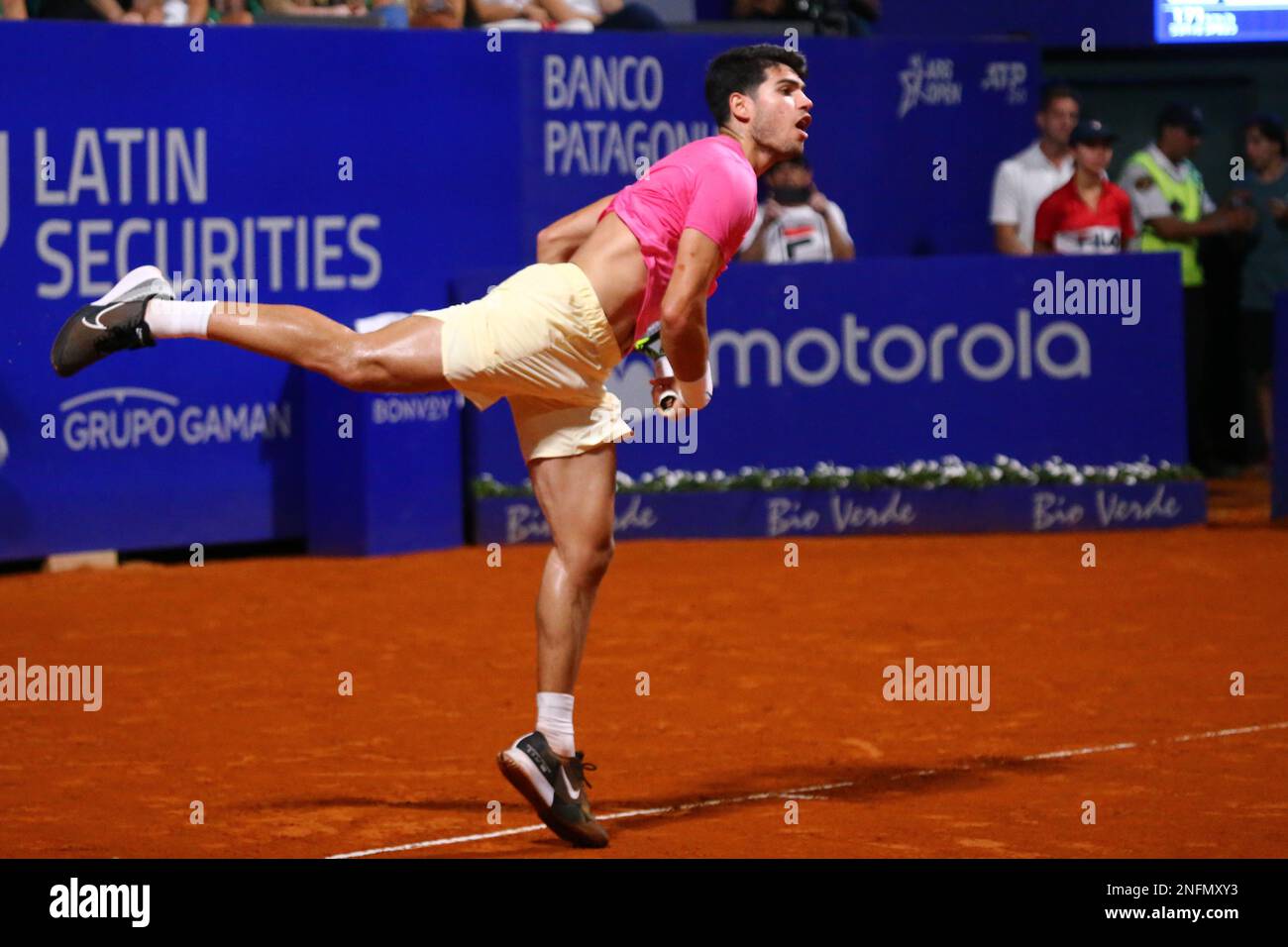 Carlos Alcaráz Tenista Español en el ATP de Buenos Aires Banque D'Images